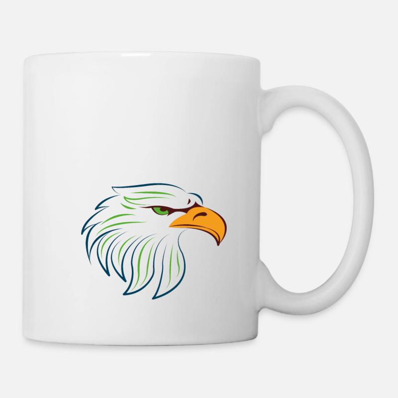 EAGLE LOGO - Mug blanc - blanc