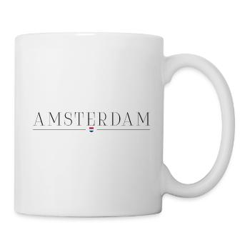 Rencontrez-moi à Amsterdam, Pays-Bas - Mug blanc - blanc - Droite