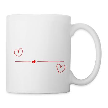 Einzelstück weiss - Tasse - Weiß - Rechts
