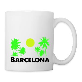 Barcelone - Mug blanc - blanc - Droite