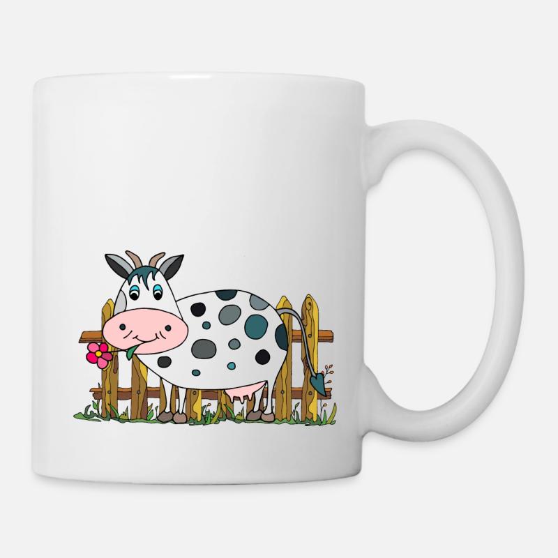 Vache - Mug blanc - blanc