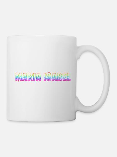 maria isabel rs regenbogen - Tasse - Weiß