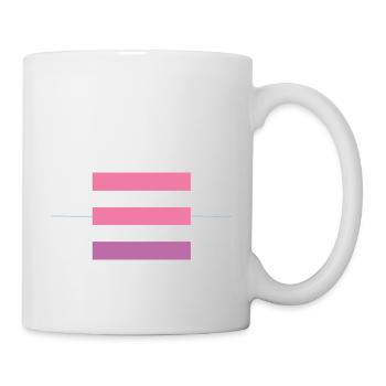 Heaven rose minimalist moderne et stylé - Mug blanc - blanc - Droite