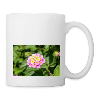 Lantana auch spanische Flagge Wandelröschen - Tasse - Weiß - Rechts