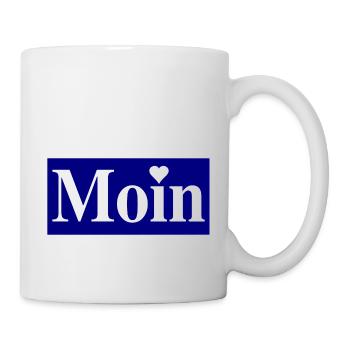 Moin - Tasse - Weiß - Rechts
