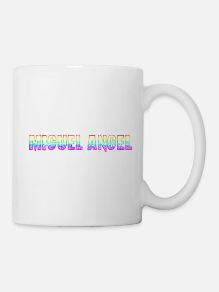 miguel angel rs regenbogen - Tasse - Weiß