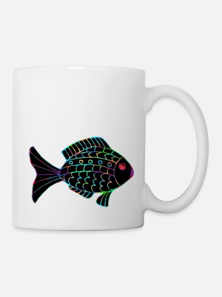 Fisch - Tasse - Weiß