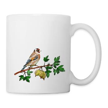 Oiseau - Mug blanc - blanc - Droite