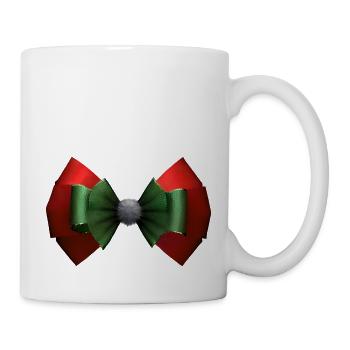 Weihnachten Fliege weihnachtlich Weihnachtsbaum - Tasse - Weiß - Rechts