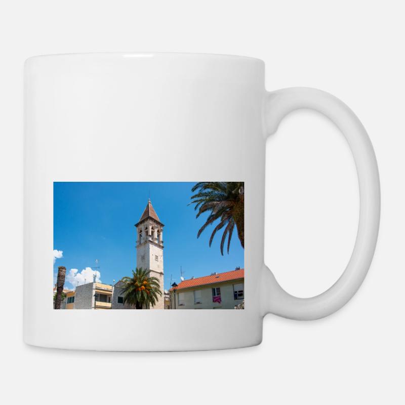 Klosterkirche St. Michael Glockenturm XVI Jh. - Tasse - Weiß