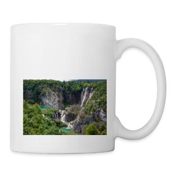 Veliki Slap Wasserfall Nationalpark Plitvicer Seen - Tasse - Weiß - Rechts