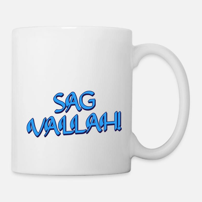 Sag Vallah - Tasse - Weiß