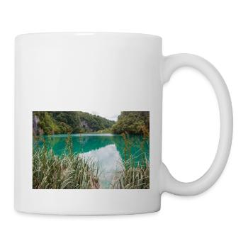 Nationalpark Plitvicer Seen: kristallklares Wasser - Tasse - Weiß - Rechts