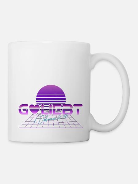 Geliebt 1. Johannes 4,16 - Tasse - Weiß