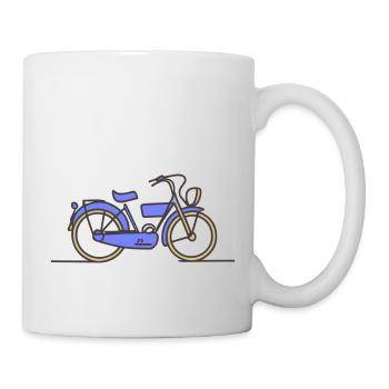 Geschenk 'Mob', Hommage an das Retro-Fahrzeug - Tasse - Weiß - Rechts