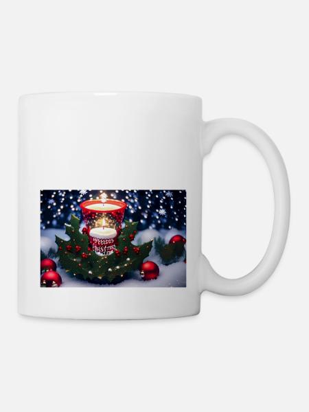 Weihnachten - Tasse - Weiß