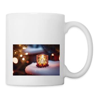 Christmas Candle - Mug - white - Right