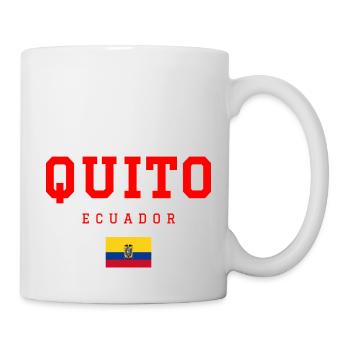 Quito, Équateur - Mug blanc - blanc - Droite