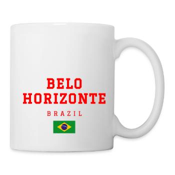 Belo Horizonte Brasilien - Tasse - Weiß - Rechts