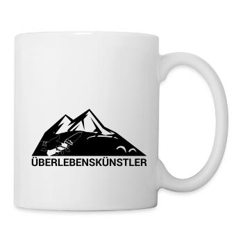Survival-Ready #Überlebenskünstler - Tasse - Weiß - Rechts