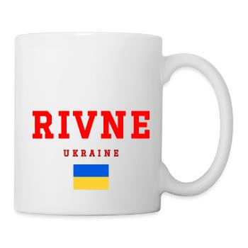 Rivne, Ukraine - Mug blanc - blanc - Droite