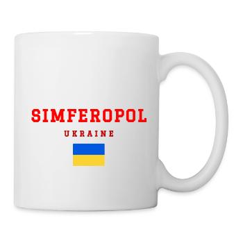 Simferopol, Ukraine - Mug blanc - blanc - Droite