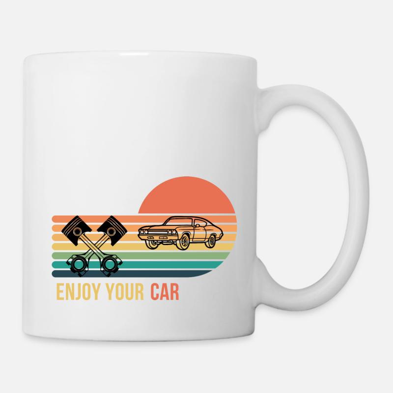 Enjoy your car - Mug - white