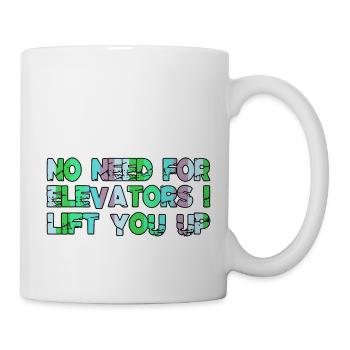 Movies Statement Barbells White Funny Sayings - Mug - white - Right