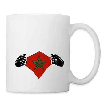 Flag of Morocco in force - Mug - white - Right