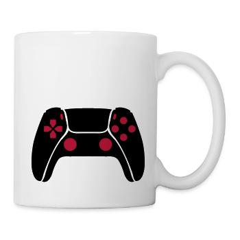 gaming controller - Tasse - Weiß - Rechts