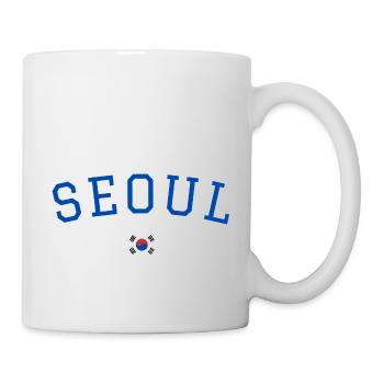Seoul Korea - Tasse - Weiß - Rechts