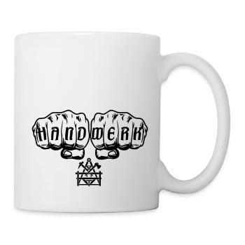 Handwerk Betonbauer - Tasse - Weiß - Rechts