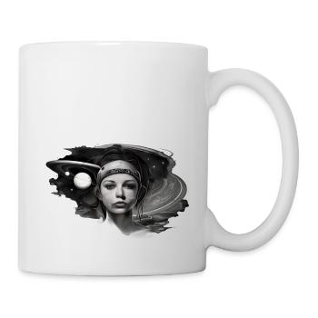 Woman in the Sky - Tasse - Weiß - Rechts