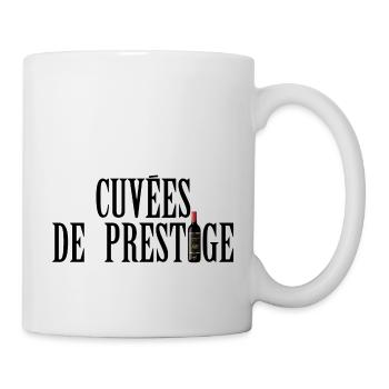 cuvee prestige vin rouge alcool humour bouteille b - Mug blanc - blanc - Droite