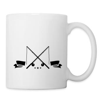 Fishing rod icon - Mug - white - Right