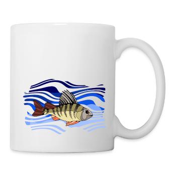 Poisson - Mug blanc - blanc - Droite