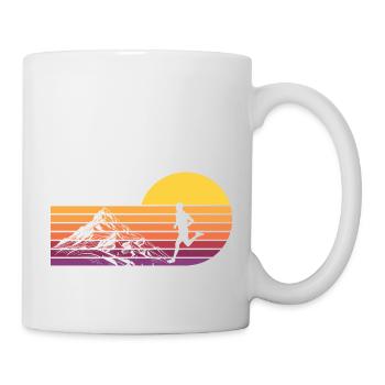 Trail Run Ultra Running Mountain Trekking Running - Mug - white - Right