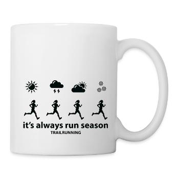 Trail Run Ultra Trail Running Montagne Trekking Course à pied - Mug blanc - blanc - Droite