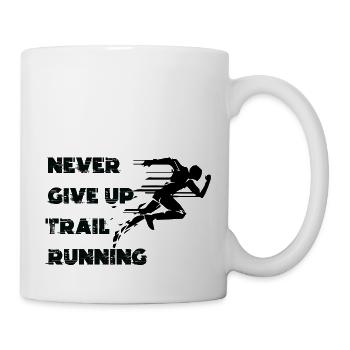 Trail Run Ultra Trail Running Berg Trekking Laufen - Tasse - Weiß - Rechts