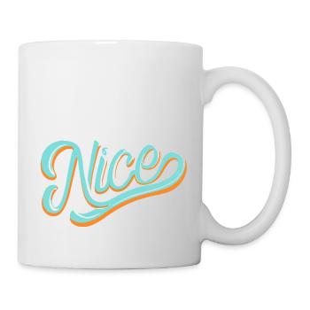 Nice - Mug blanc - blanc - Droite