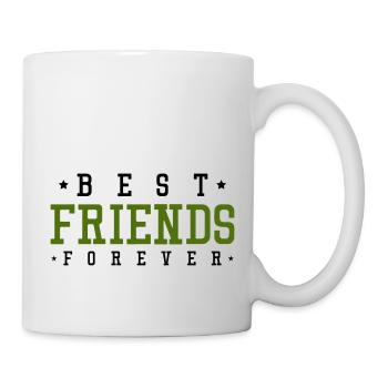 best friends forever - Mug - white - Right