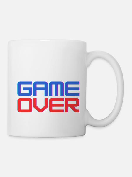 Game Over - Tasse - Weiß