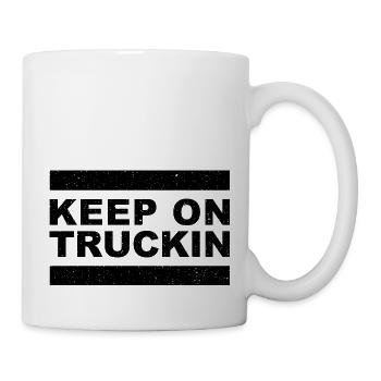 "Keep On Truckin" Design - Perfect Gift - Mug - white - Right