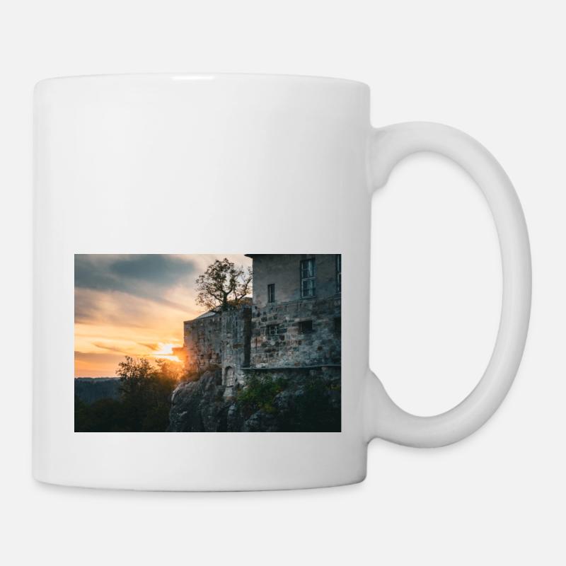 Château de Hohnstein, Suisse saxonne - Mug blanc - blanc