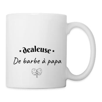 Dealeuse de barbe à papa - Mug blanc - blanc - Droite