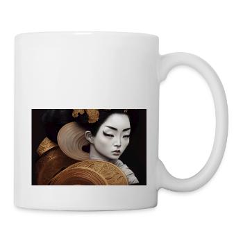 Geisha Fumiyo - Mug blanc - blanc - Droite