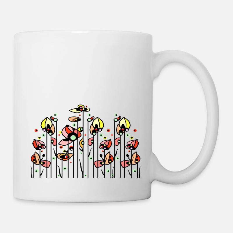 Fleur - Mug blanc - blanc