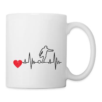 Joueur de football Équipe de football Conception de football - Mug blanc - blanc - Droite