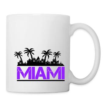miami - Tasse - Weiß - Rechts