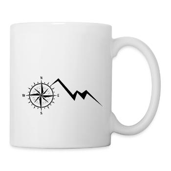 Compass - Mountain - (6) - Mug - white - Right